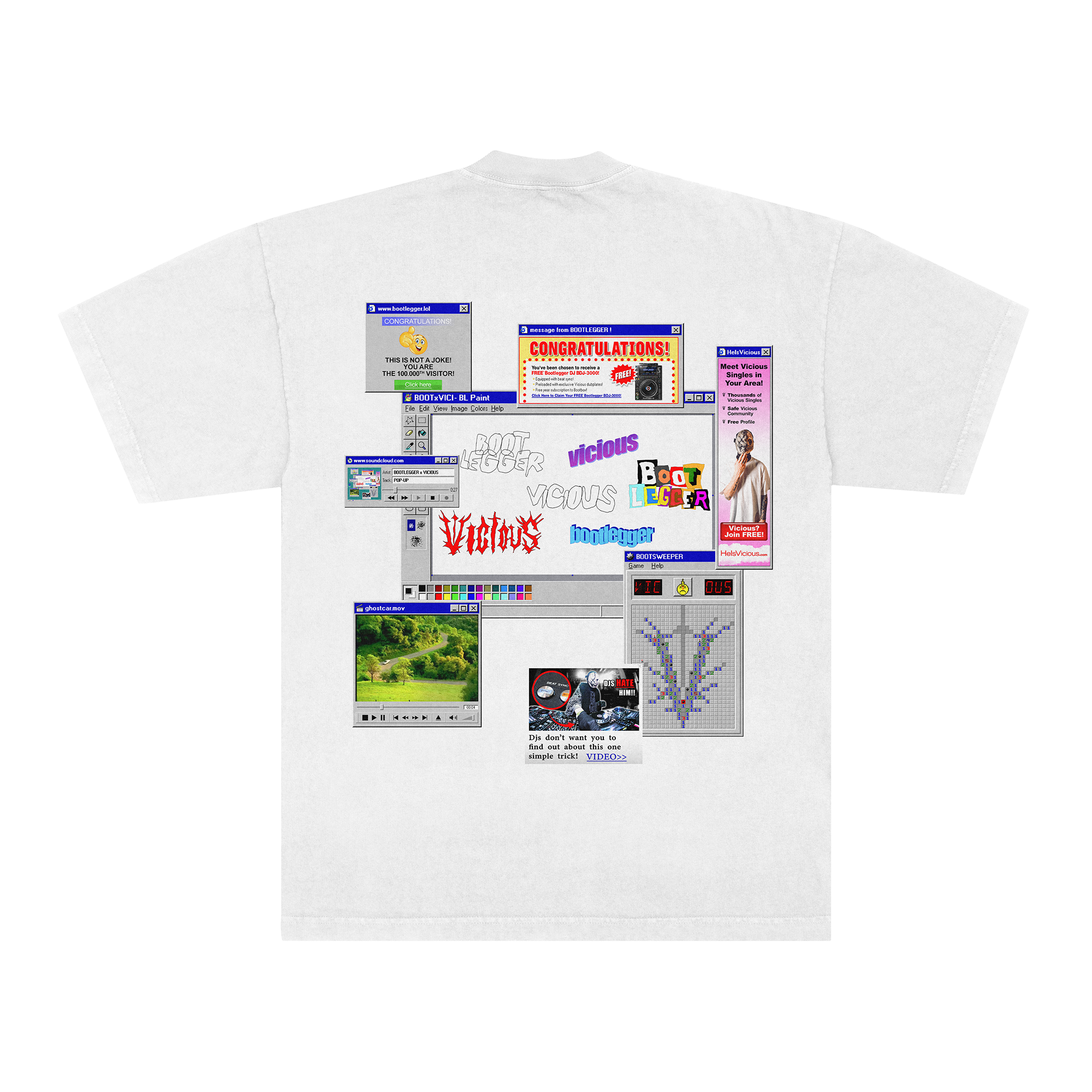 POP-UP TEE - WHITE