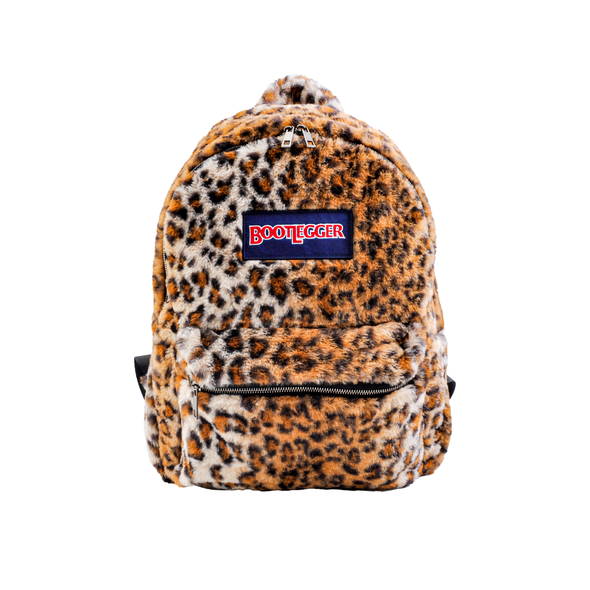 BROWN LEOPARD FUR BACKPACK