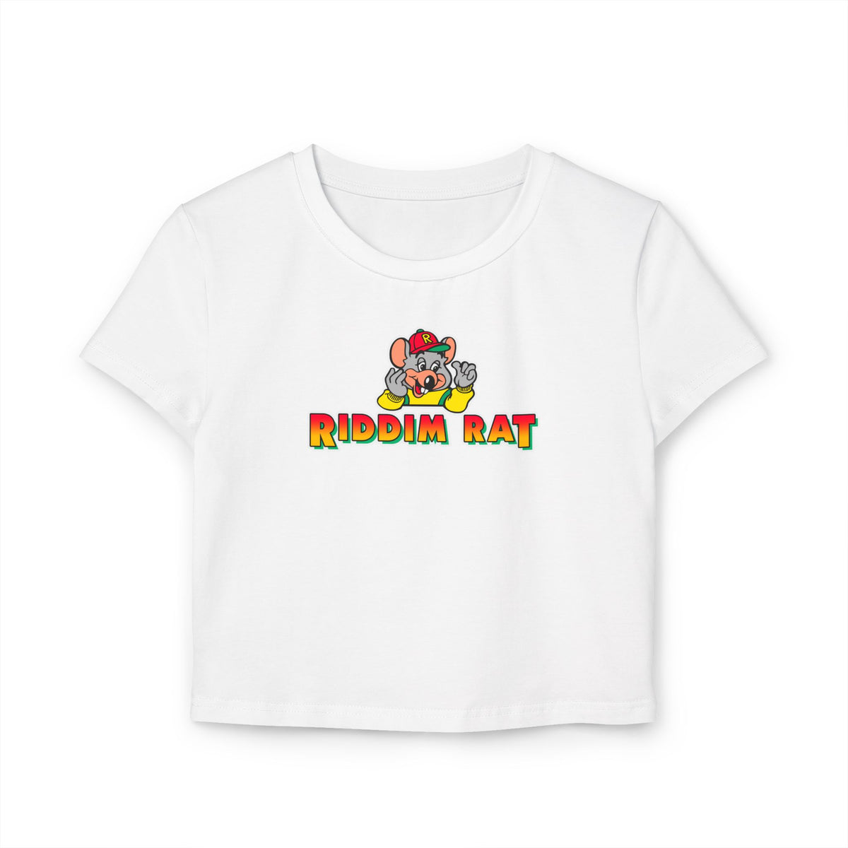 RIDDIM RAT BABY TEE WHITE