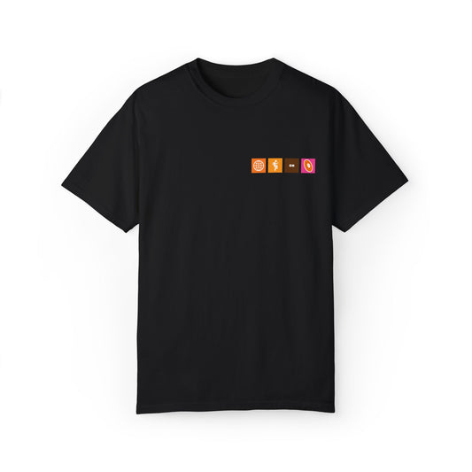 DUNKIN DUBPLATES TEE BLACK