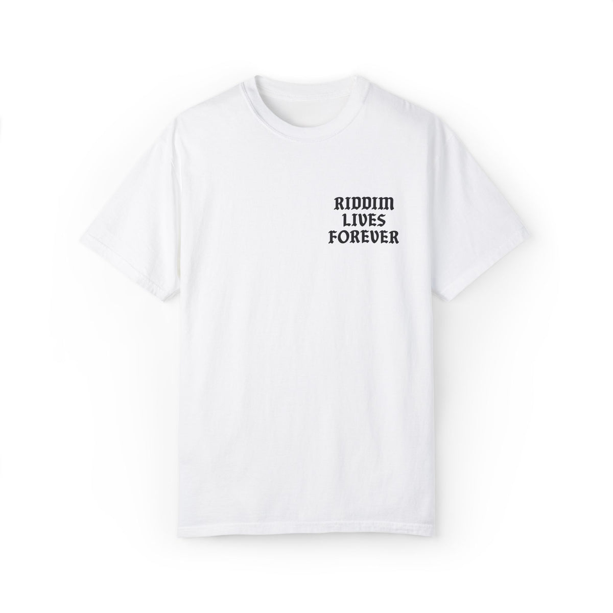 RIDDIM LIVES FOREVER TEE WHITE