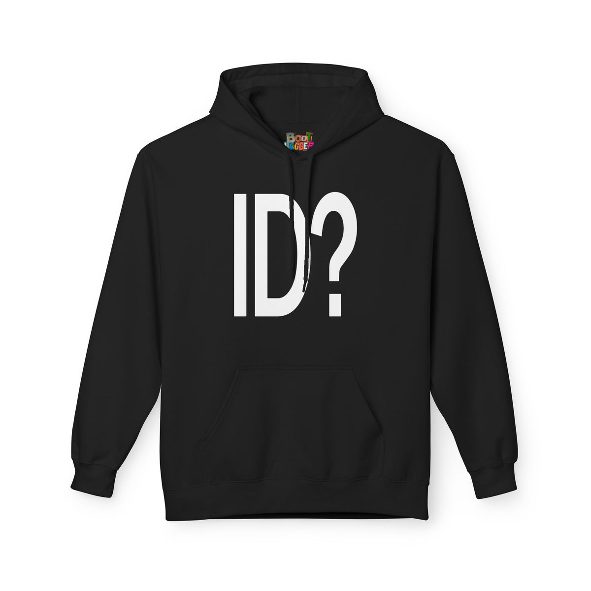 ID? HOODIE BLACK