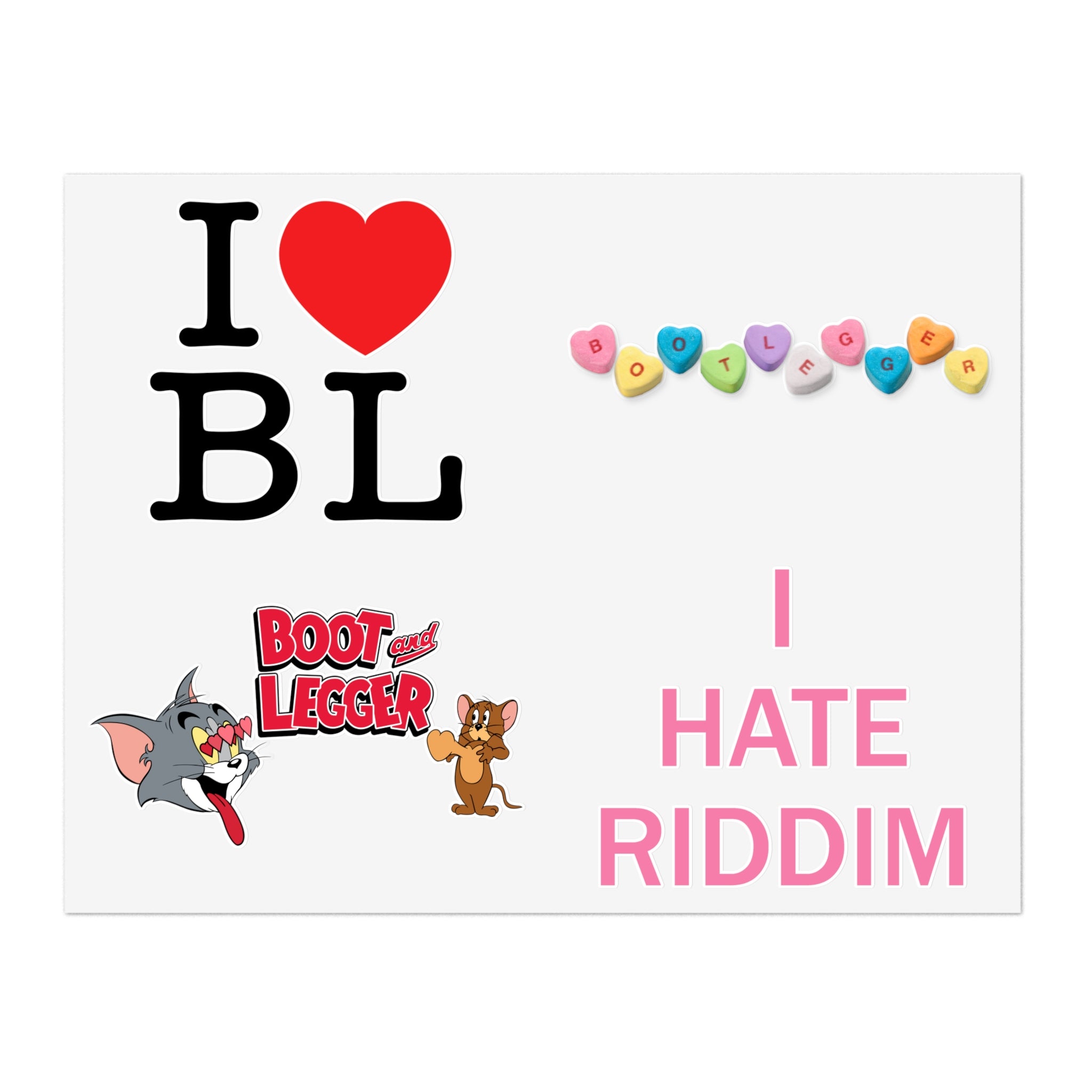 VALENTINES LARGE STICKER SHEET