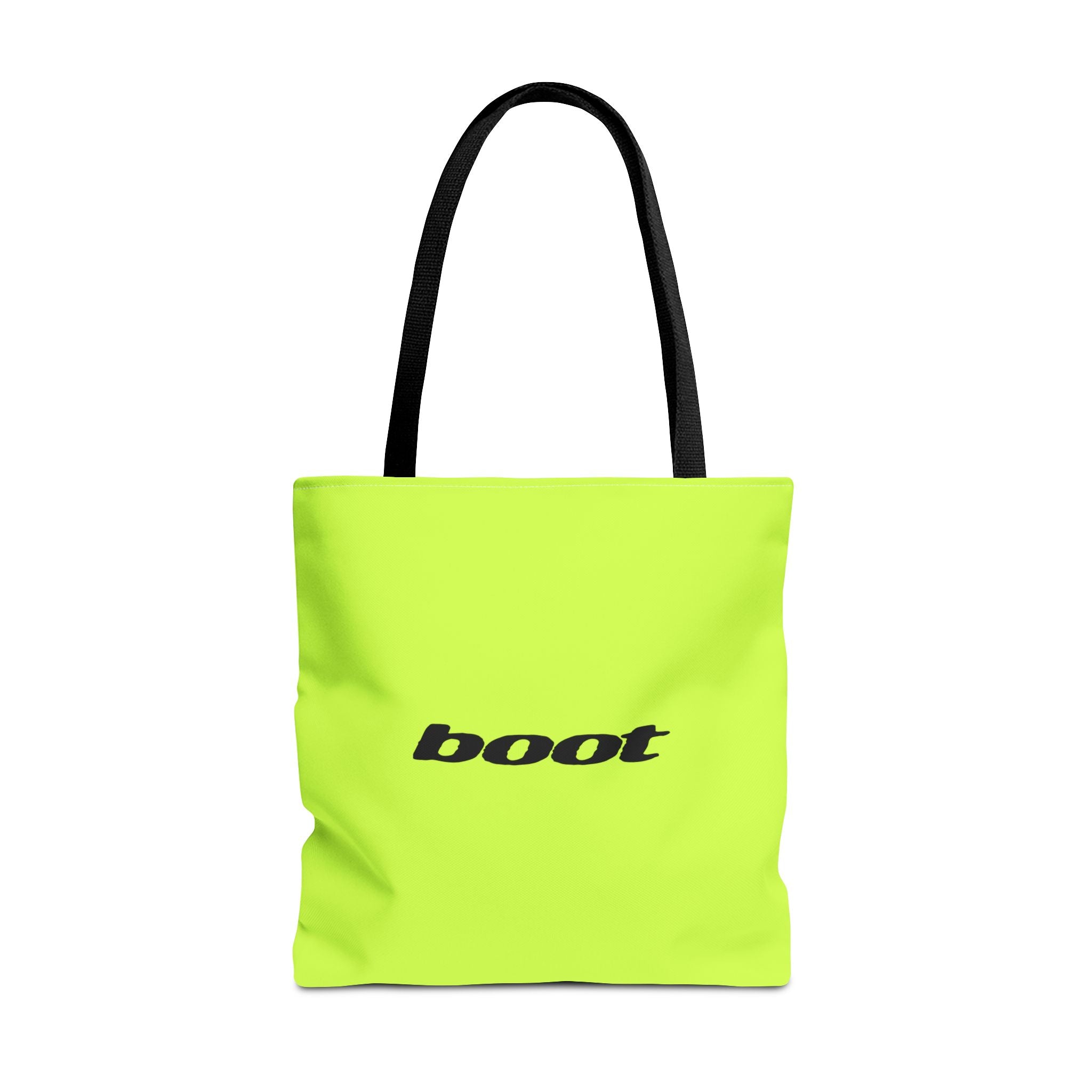 BOOT TOTE BAG - SAFETY GREEN