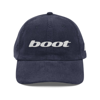 BOOT CORDUROY HAT - NAVY
