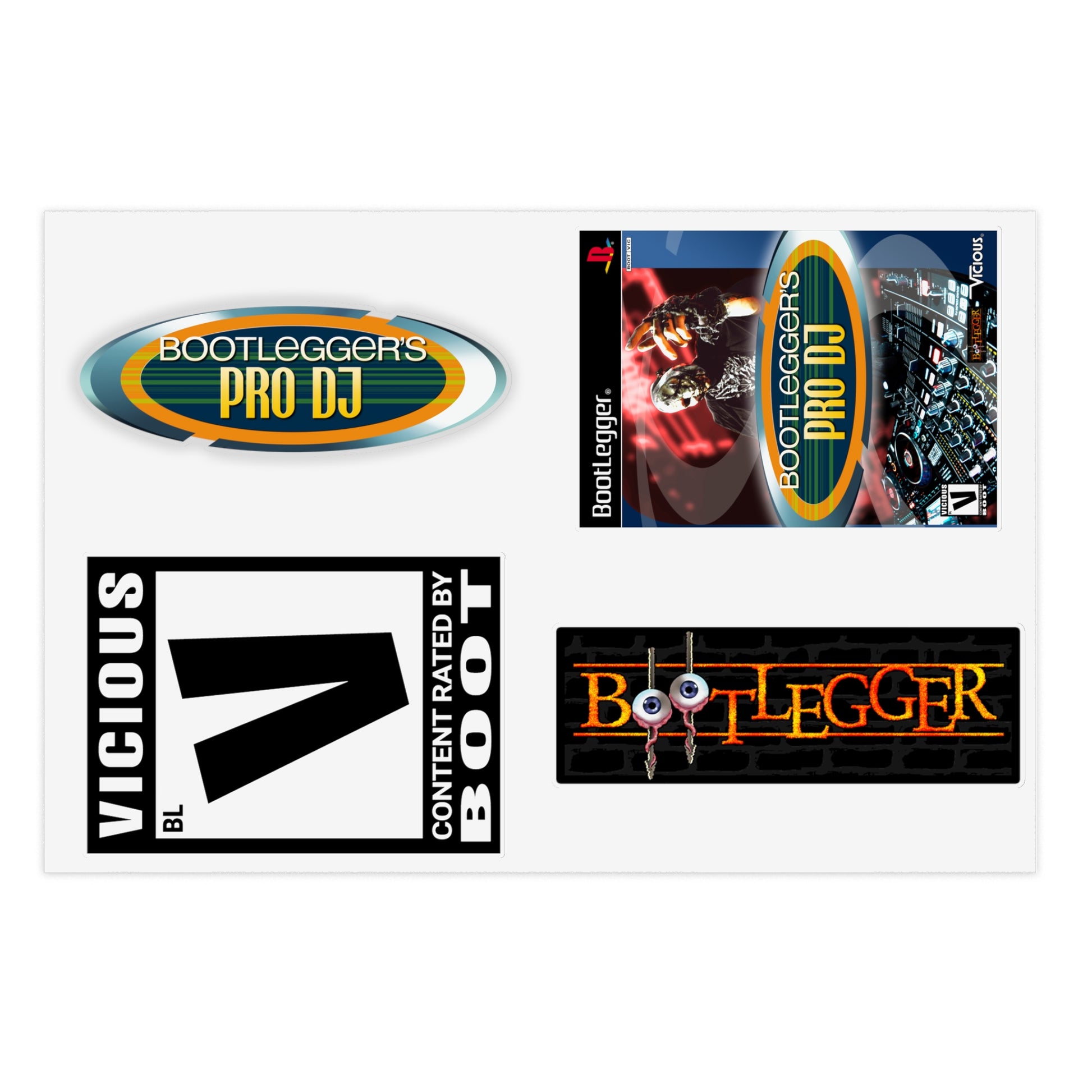 PRO DJ STICKER SHEET [SMALL]