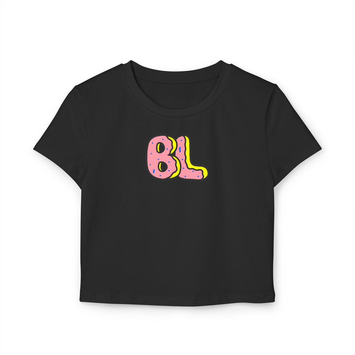 BOOT DONUT BABY TEE BLACK