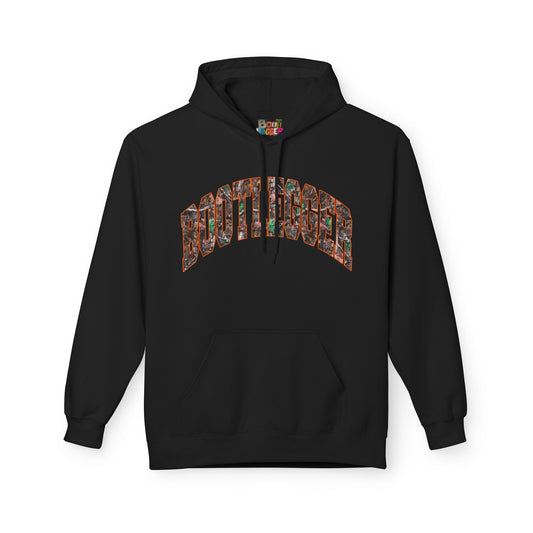 ORANGE CAMO HOODIE BLACK