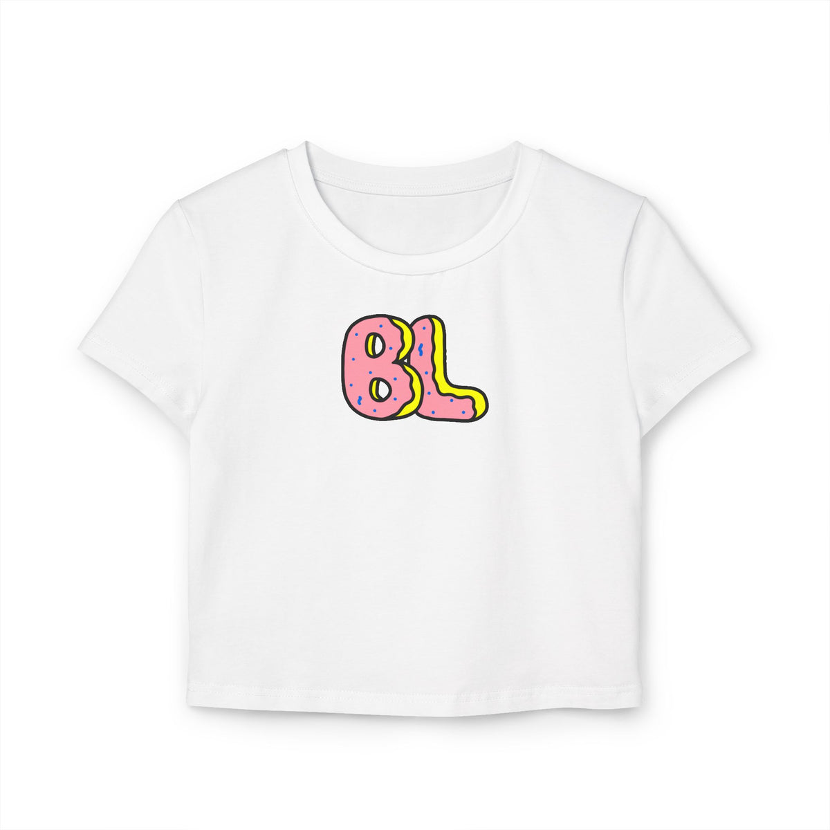 BOOT DONUT BABY TEE WHITE