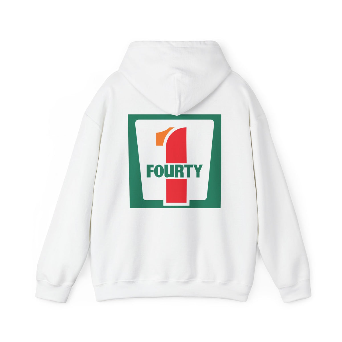 1-FOURTY HOODIE WHITE