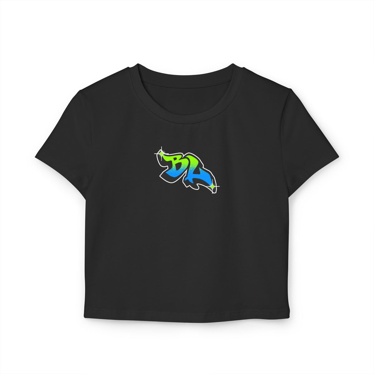 B.L. BABY TEE [GREEN] BLACK