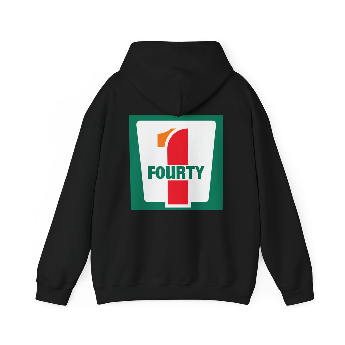 1-FOURTY HOODIE BLACK