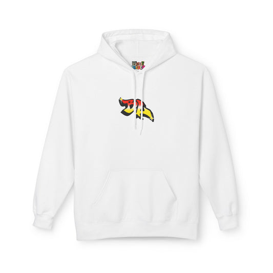 B.L. HOODIE [RED] WHITE