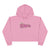 BRATZ RIDDIM CROP HOODIE PINK