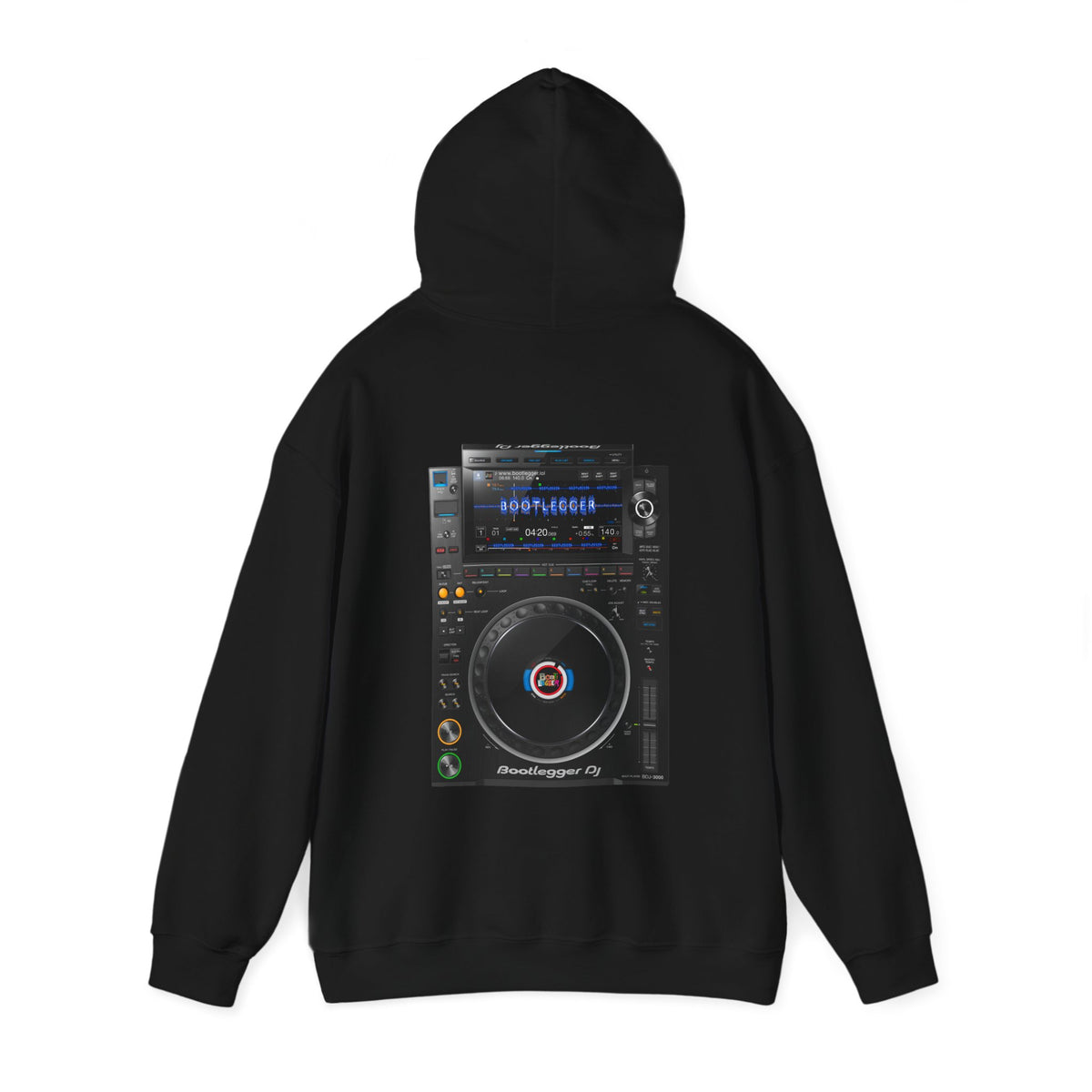 CDJ-3000 HOODIE BLACK