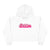 BARBIE RIDDIM CROP HOODIE WHITE