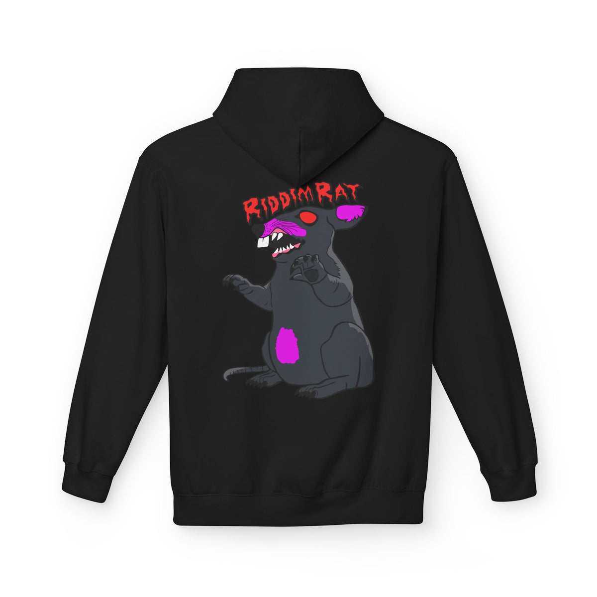 SCABBY RIDDIM RAT HOODIE BLACK