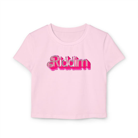 BARBIE RIDDIM BABY TEE PINK