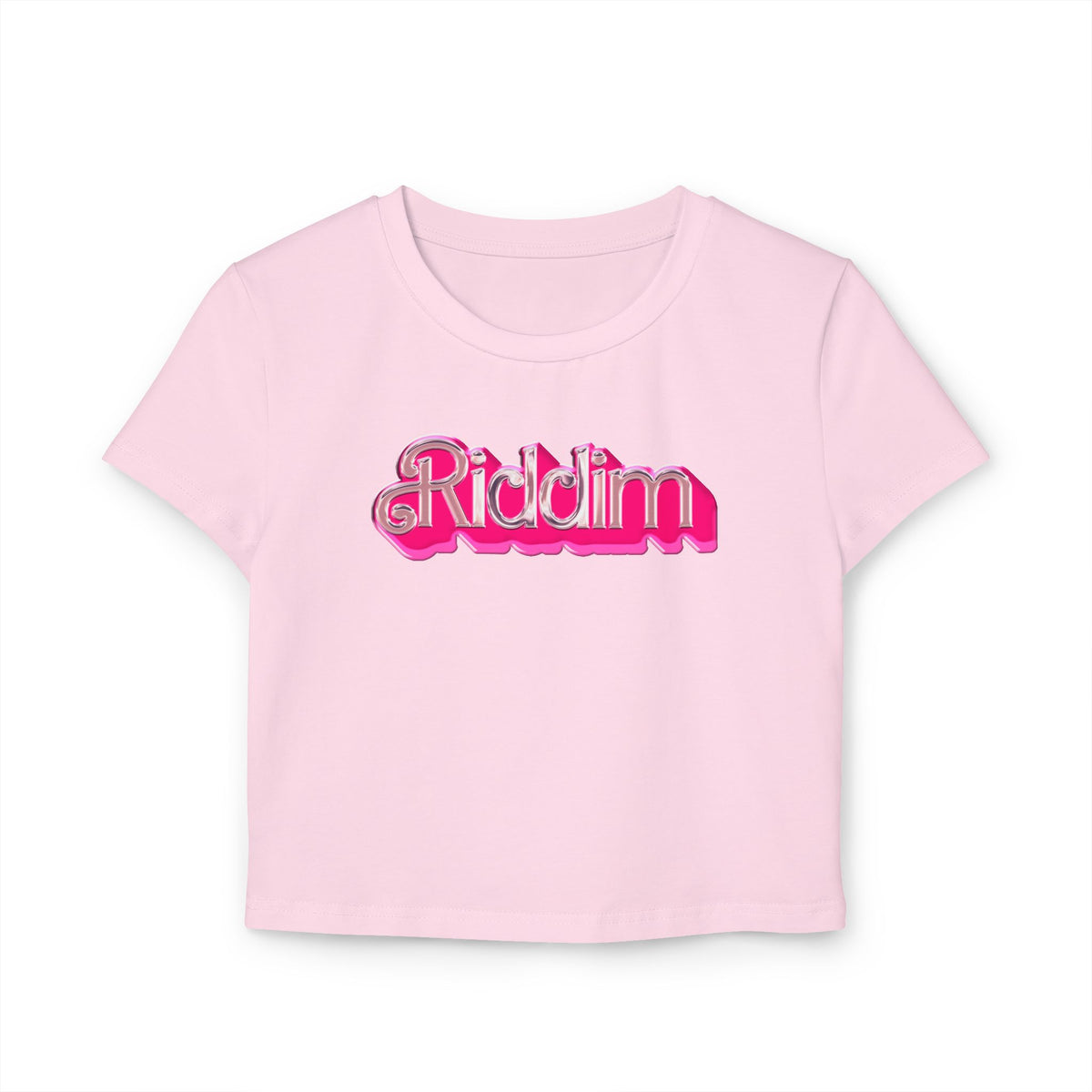 BARBIE RIDDIM BABY TEE PINK