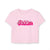 BARBIE RIDDIM BABY TEE PINK