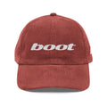 BOOT CORDUROY HAT - BURGUNDY