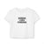 RIDDIM LIVES FOREVER BABY TEE WHITE