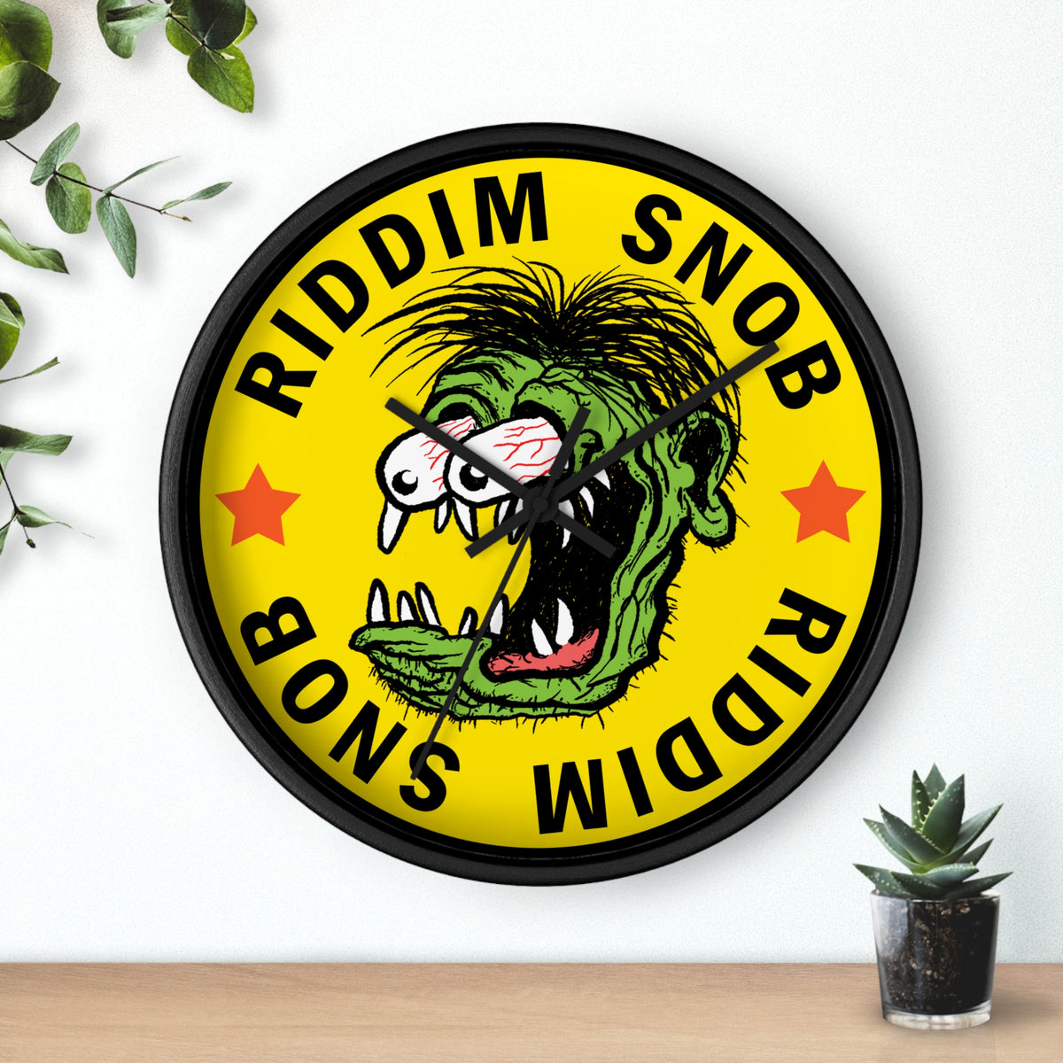 RIDDIM SNOB WALL CLOCK