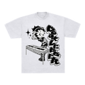 BETTY BOOT TEE - WHITE