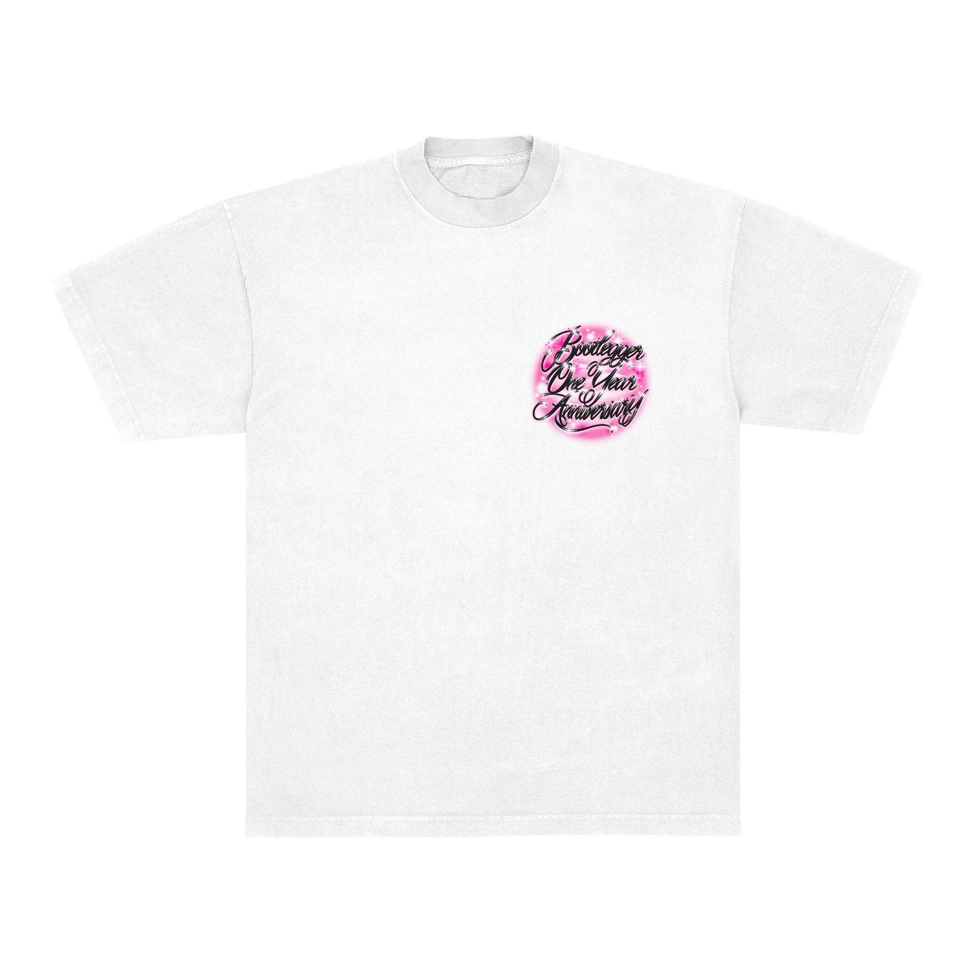 AIRBRUSH ANNIVERSARY TEE - PINK