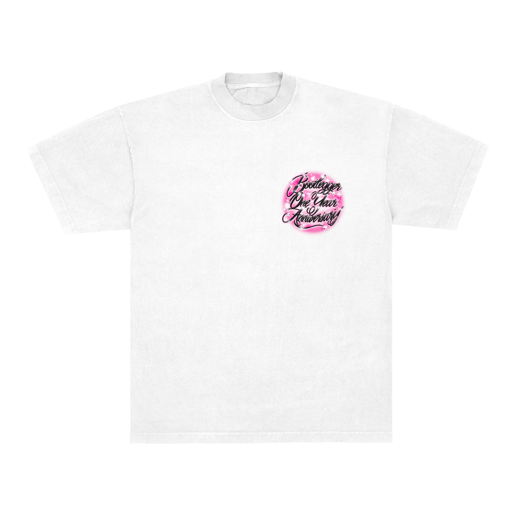 AIRBRUSH ANNIVERSARY TEE - PINK