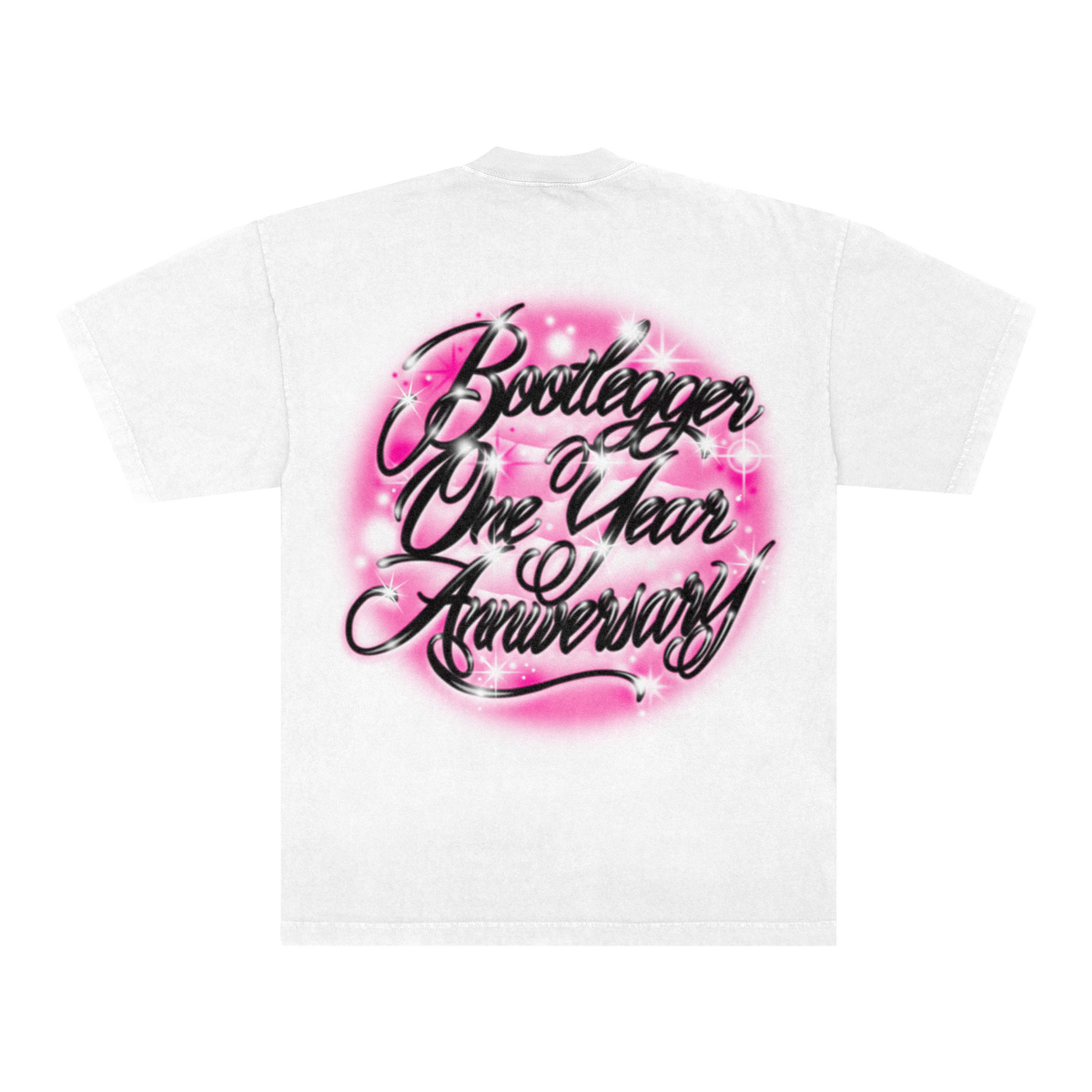 AIRBRUSH ANNIVERSARY TEE - PINK