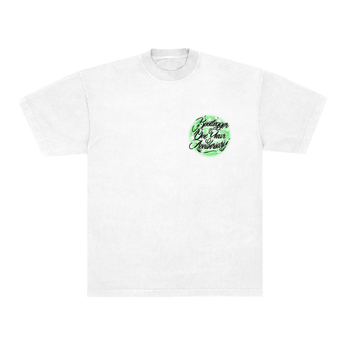 AIRBRUSH ANNIVERSARY TEE - GREEN