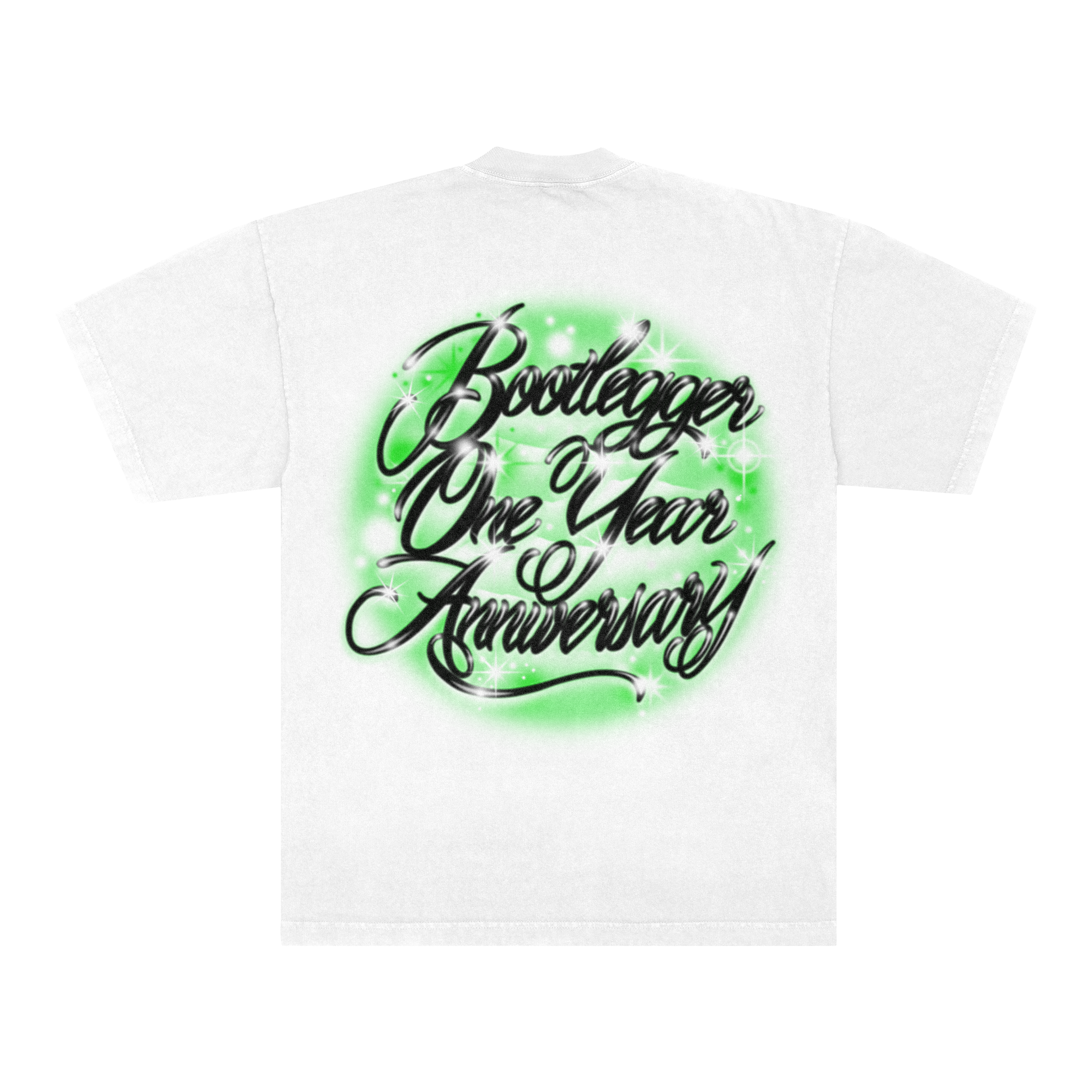 AIRBRUSH ANNIVERSARY TEE - GREEN