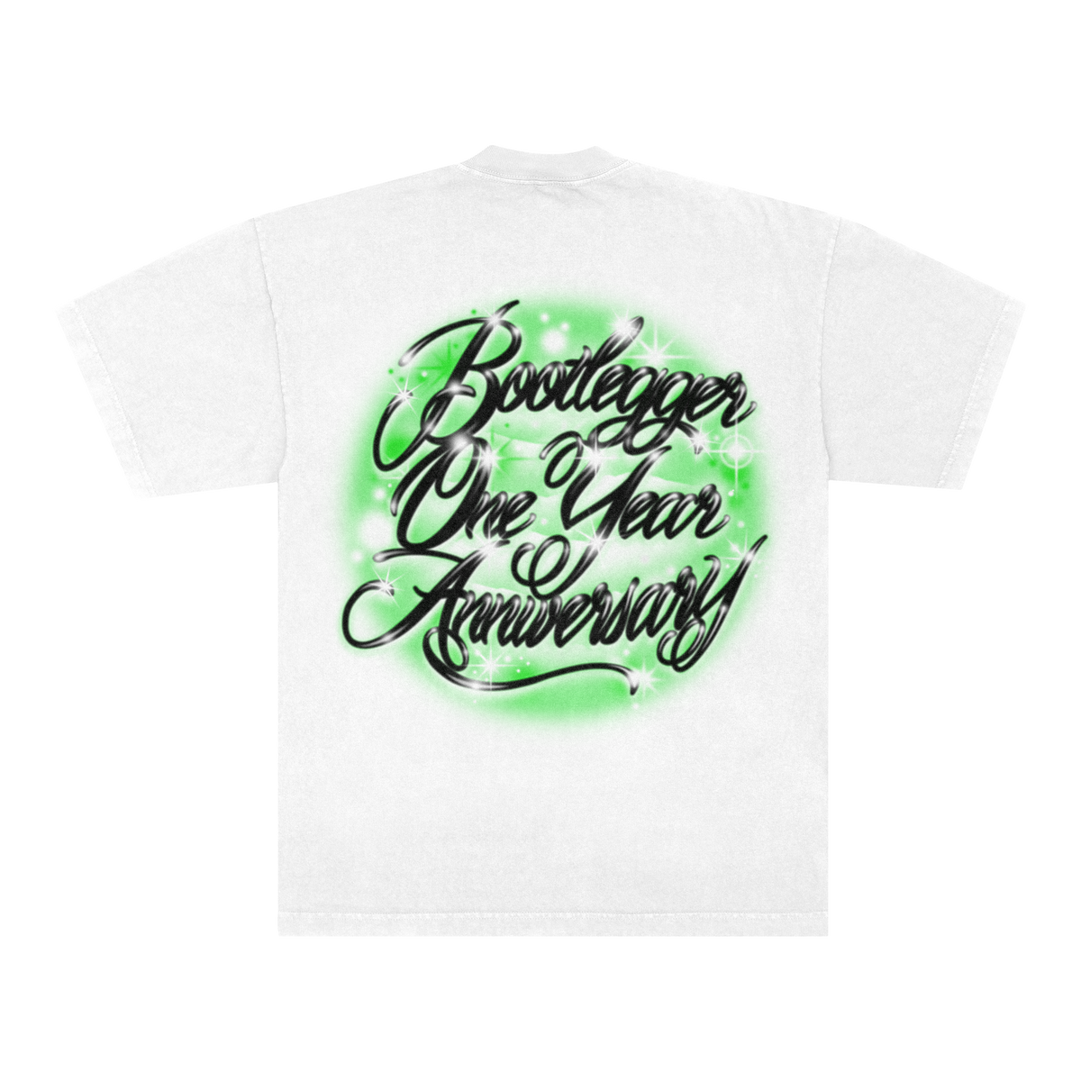 AIRBRUSH ANNIVERSARY TEE - GREEN