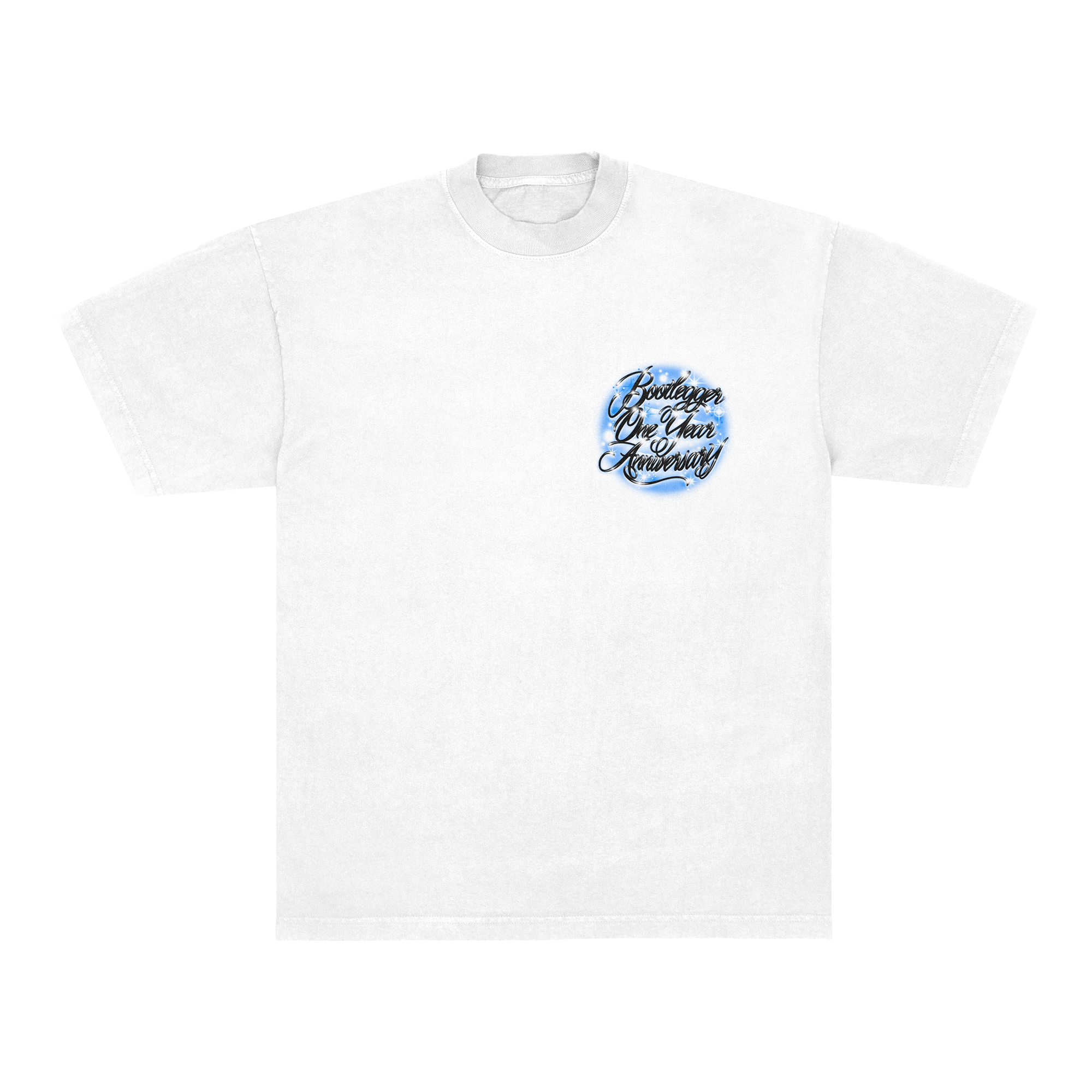 AIRBRUSH ANNIVERSARY TEE - BLUE