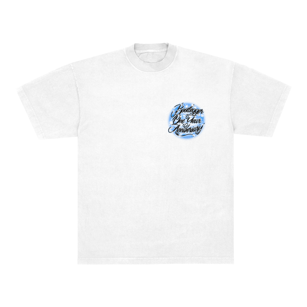 AIRBRUSH ANNIVERSARY TEE - BLUE