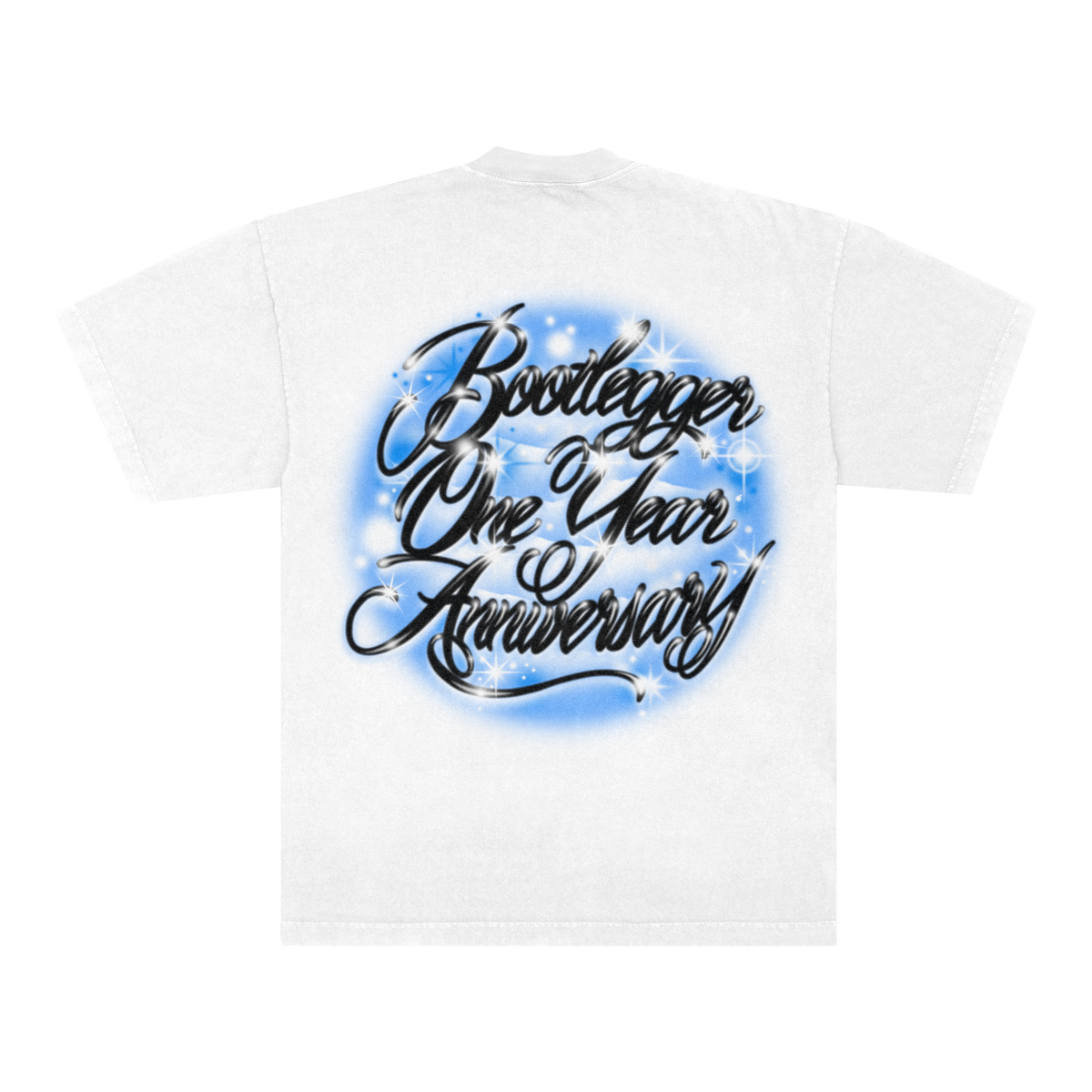 AIRBRUSH ANNIVERSARY TEE - BLUE