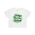 AIRBRUSH ANNIVERSARY CROP TOP - GREEN