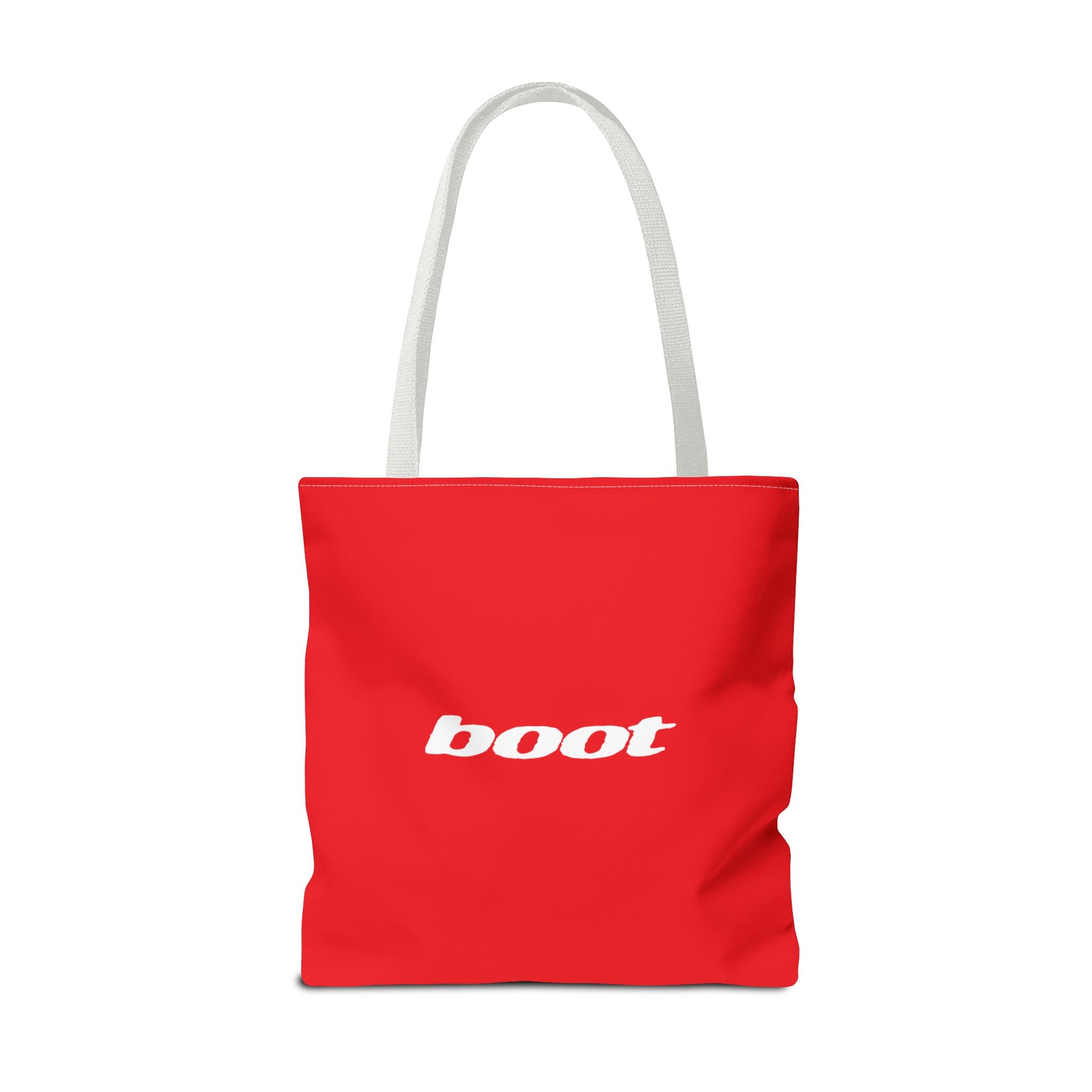 BOOT TOTE BAG - RED