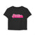 BARBIE RIDDIM BABY TEE BLACK