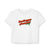 BOOTLEGGER PLEASURE! BABY TEE WHITE