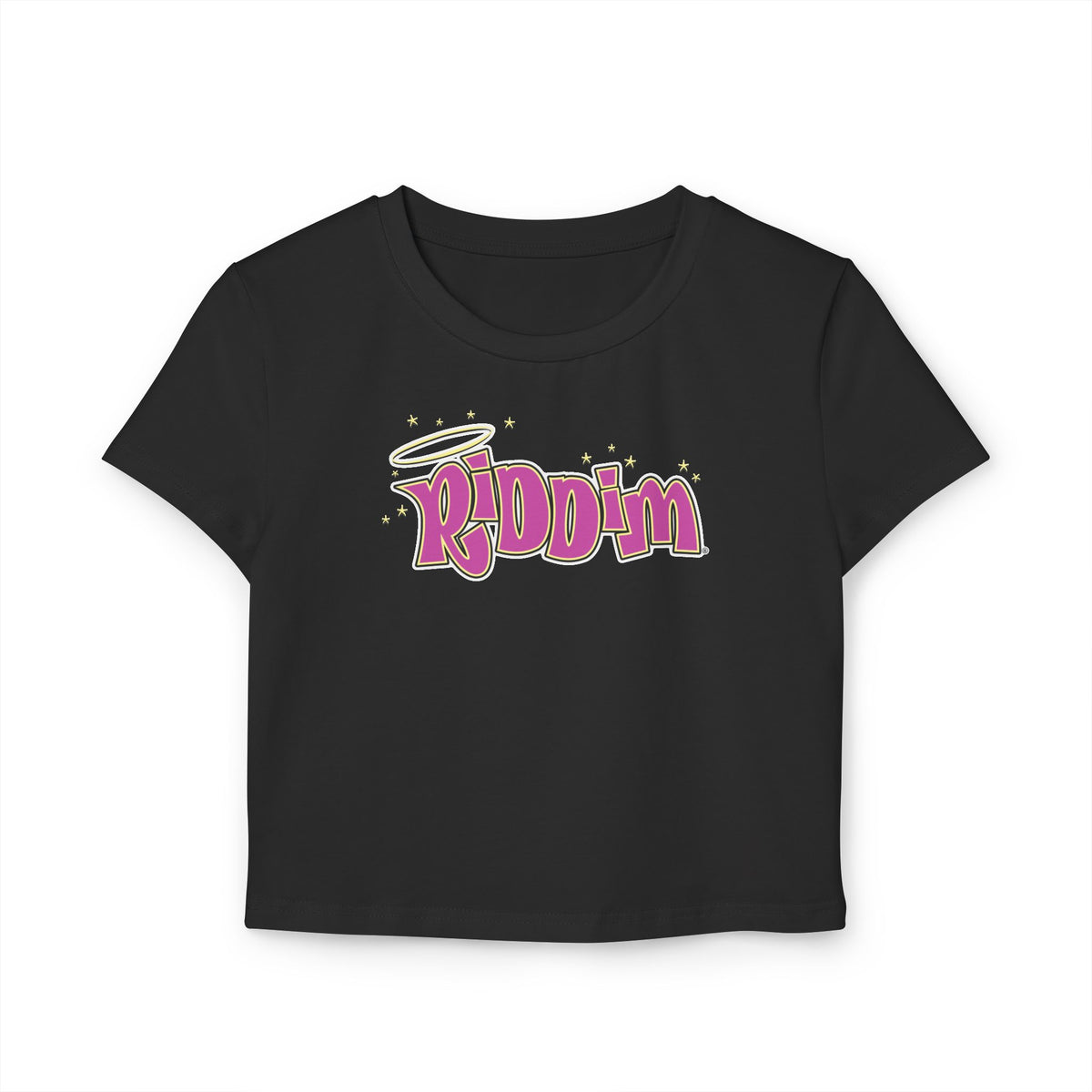 BRATZ RIDDIM BABY TEE BLACK