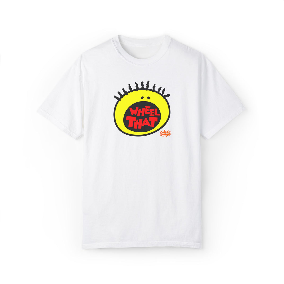 WHEEL THAT TEE [YELLOW/BLACK] WHITE