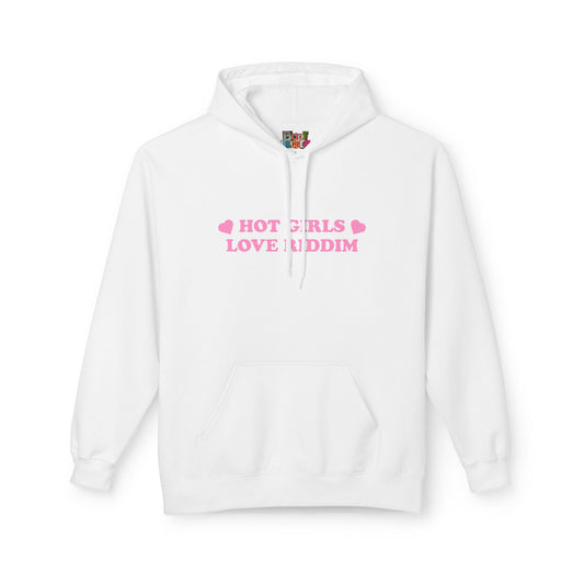 HOT GIRLS LOVE RIDDIM HOODIE WHITE