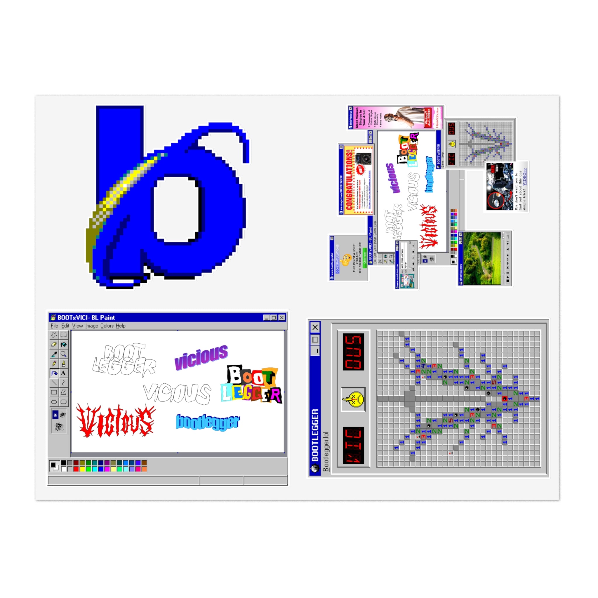 POP-UP STICKER SHEET [LARGE]