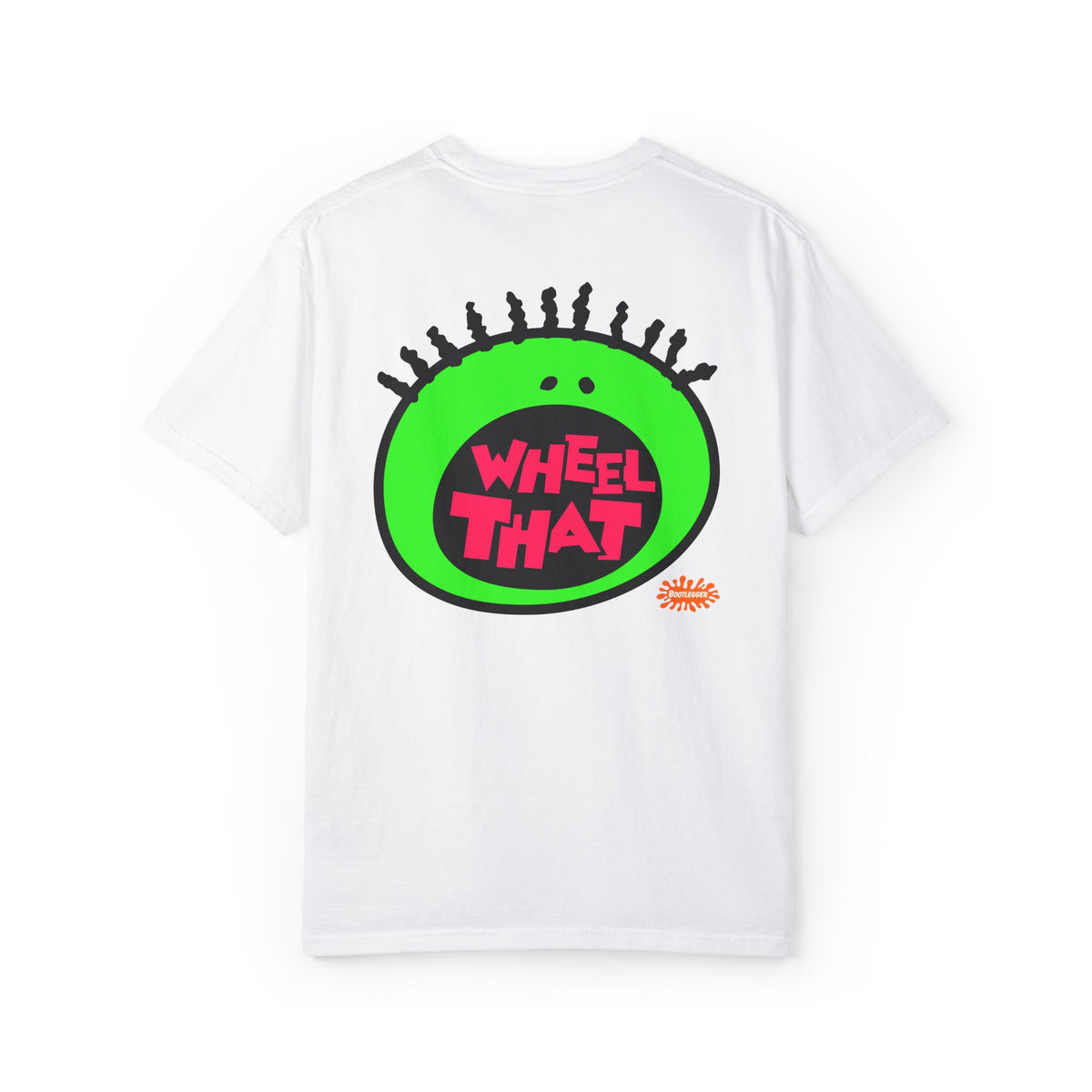 WHEEL THAT TEE [GREEN/BLACK] WHITE