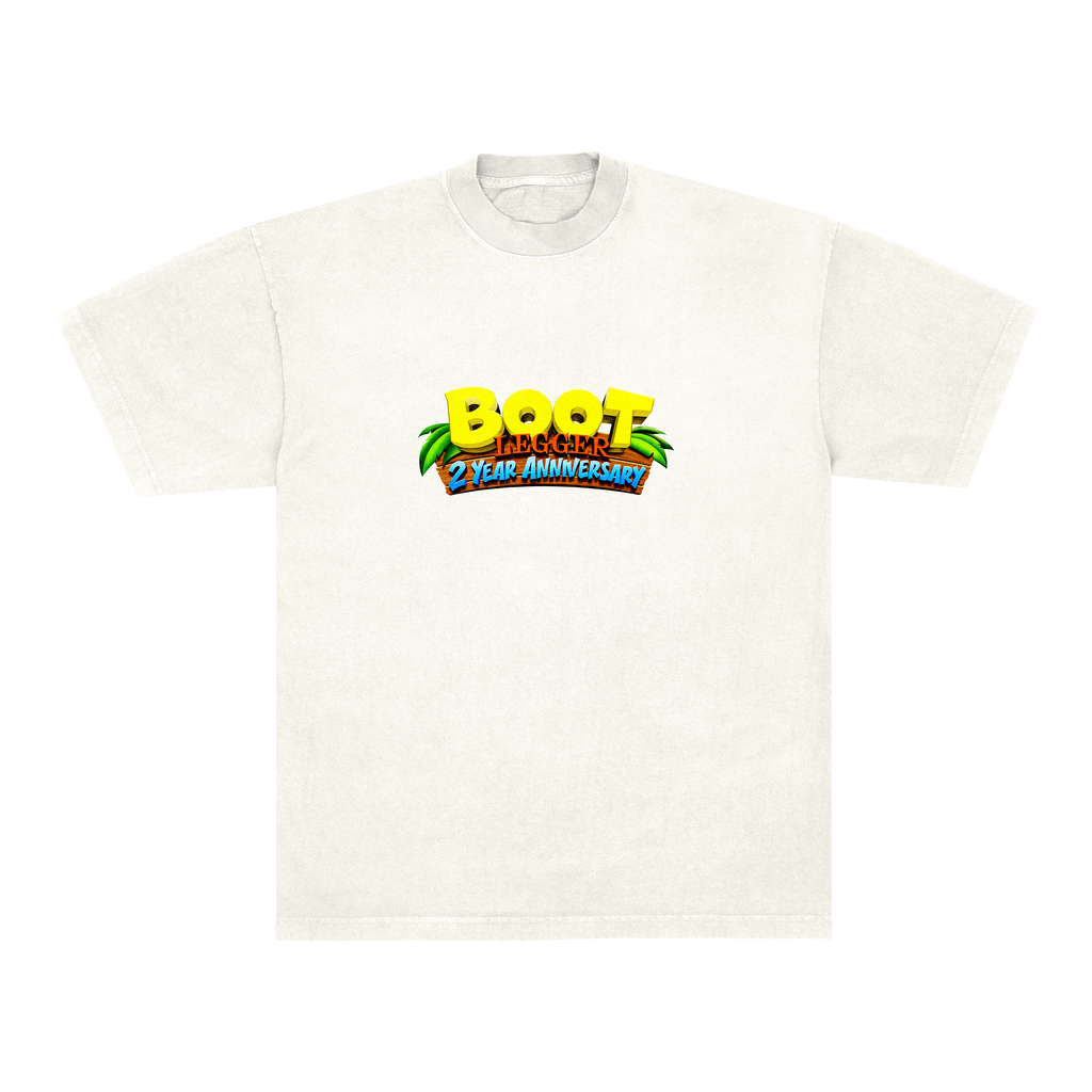 CRASH BANDICOOT ANNIVERSARY TEE - VINTAGE WHITE