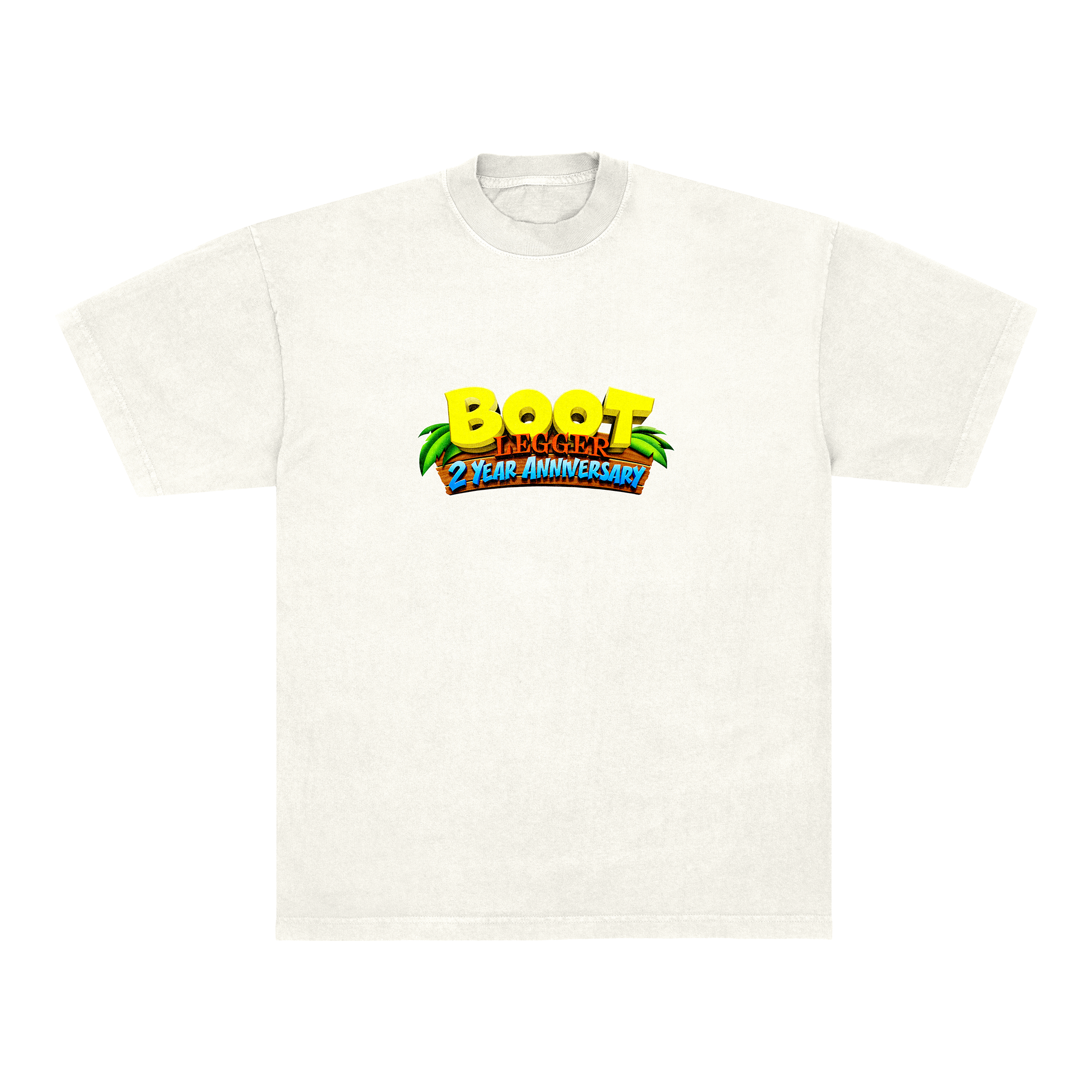 CRASH BANDICOOT ANNIVERSARY TEE - VINTAGE WHITE
