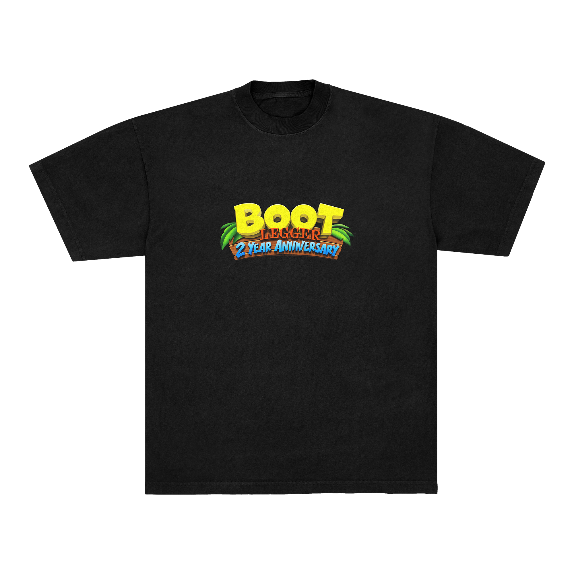 CRASH BANDICOOT ANNIVERSARY TEE - BLACK