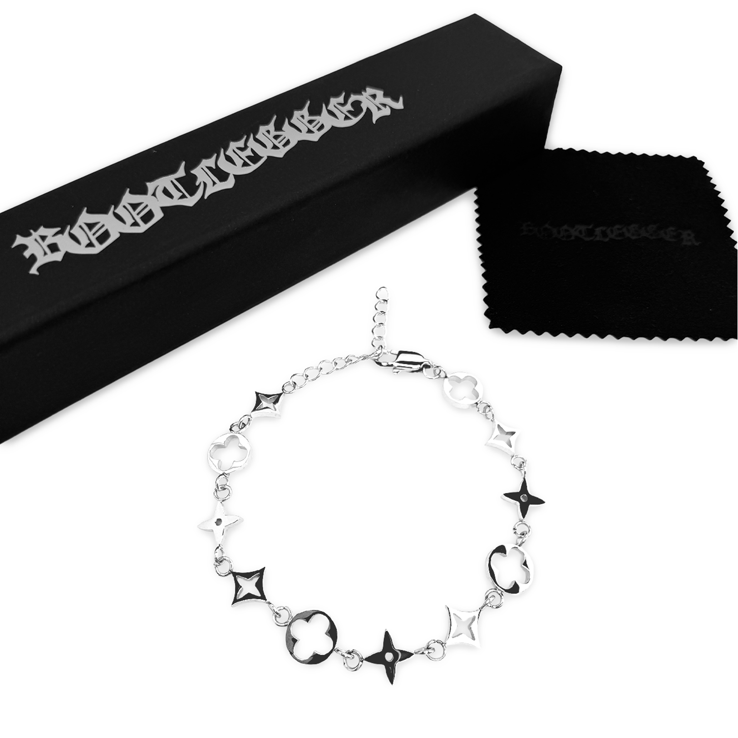 BOOTLEGGER CHARM BRACELET - SILVER